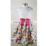 Digital Print Dress Spaghetti Strap Casual Girl Child Kids Flower Dress thumbnail-1