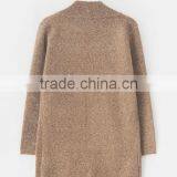 Women Open Front no Button Winter Pocket Long Cardigan Sweater Wool Coat With Low Prices thumbnail-2