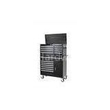 Professional black 0.8 - 1.0mm thickness steel tool chest roller cabinet