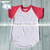 Children Raglan Sleeve Kids Wear T-shirt Designer Clothing Manufacturers in China Boys Shirt and Tie Sets thumbnail-1