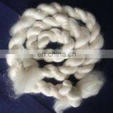 100% Pure Dehaired White Cashmere Fiber Tops 16.5mic 46mm thumbnail-1