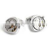 Mechanical Cufflinks Watch Movement Steampunk Cufflinks thumbnail-2