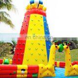 Cheap Giant Inflatable Climbing/inflatable water rock climbing wall