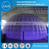 Party used inflatable white dome tent with led lighting for sale