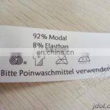 100% Custom Printed Wash Cotton Care Label/Washable Label thumbnail-3