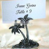 Pewter Palm Tree Place Card / Photo Holder