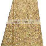 African Guipure Dry Lace Fabric for Wedding Dress thumbnail-1