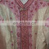 Ethnic Man's Wedding Zardosi Work Designer Sherwani Indian Kurta thumbnail-1