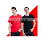 Combed cotton round neck t-shirt small order customization t-shirt