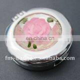 Promotional Wholesale Fashion Rose Flower Table Top Foldable Purse Bag Hanger /Bag Holder /Bag Hook, Cheap Mirror Bag Hanger