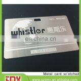 Pearlized Color Metal Stainless Steel Magnetic Stripe Card thumbnail-2