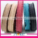 Latest design 4.4cm width knitted cord for decoration piping webbing piping cord for shoe