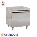 Commercial Stainless Steel Double Doors Work Table Chiller thumbnail-3