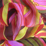 Good Touch Fine Quality Custom Digital Printed Pain Pure Chiffon Silk Fabric thumbnail-4
