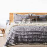 Stone Washed Pluffy Sherpa Super King Size Sale Comforter Set Full Size Bedding Set