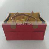 New Custom Felt Baby Diaper Caddy With Anti-dust Cover and PU Leather Handle Diaper Bags Nursery Organizer for Baby's Essentials thumbnail-3