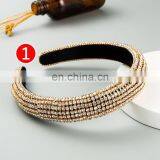 Новые яркие кристальные повязки для головы с блестками, наволоченные повязки для головы для вечеринок, свадебных украшений для волос женщин. Аксессуары для волос, головные украшения 2021 года thumbnail-3