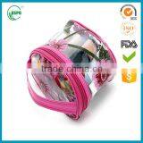 OEM Wholesale Clear Zipper Plastic Transparent Makeup Ziplock PVC Bags Handbag thumbnail-6