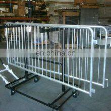 Galvanized Stainless Steel Construction Barricades Crowd Control Barriers thumbnail-5