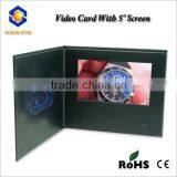 Hardcover Video Business Card With OEM Tft Screen Lcd Video Brochure thumbnail-5