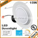 Dimmable 6inch UL Listed LED Light 15w Downlight thumbnail-1