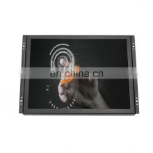 15inch Metal Case Monitor VGA+USB Coputer Dispaly Open Frame Monitor Capacititve Touch Screen Panel
