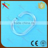 Plastic shower bath curtain hook liner rings for rod pipe