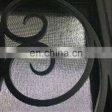 High Quality Villa Security Front Design Exterior Metal Frame Tempered Aquatex Glass French Wrought Iron Entrance Double Door thumbnail-5