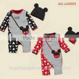 Organic Cotton Baby Rompers Wholesale Baby Clothes AG-LA0005 thumbnail-1