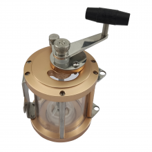 ISURE MARINE Deep Sea Fishing Reel Salt & Pepper Grinder Set Mills With Wood Plate thumbnail-5