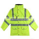 High Reflective Safety Nylon Police Raincoat thumbnail-1