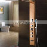 European Design Gold Plated Stainless Steel Shower Wall Panel thumbnail-1