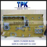 S6D95 CYLINDER BLOCK ASSY 6209-21-1200 6207-21-1102 thumbnail-1