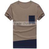 Two Color Conbination t Shirt With Pocket for Men thumbnail-1