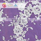 Wholesale High Quality White Cotton Lace Embroidery Fabric for Dress New Design thumbnail-3