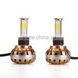 Fashion and Smart Design Luxury Gold Single Lamp H3 40w Led Headlight Kit Used on Cars thumbnail-4