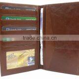 High Quality Multifunction Leather Card Holder Ticket Holder Wholesale China thumbnail-3