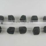 Wholesale Rough Black Tourmaline Satin Finish Tumbles Semi Precious Gemstone thumbnail-1