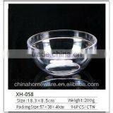 Clear Acrylic salad bowl