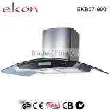 Screen Touch Switch 90cm Width Typical Curved Glass Prices Range Hood Italian