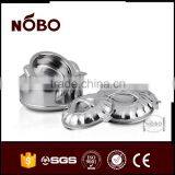 European Style Stainless Steel Commercial Cooking Pots 3 Sets thumbnail-6