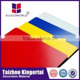 Alucoworld excellent performance garage wall finish materials acm board decorative acrylic wall panels