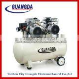 CE SGS 800W*2 65L Noiseless Oil Free Air Compressor