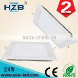 Led Panel Light Square 24W 30w 36w 48w Smd2835 High Brightness Ceiling Flat Grid Panel Downlight