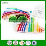 32s2 Cotton Super Absorbent Jacquard Stripe Brush Colorful Face Towel thumbnail-2