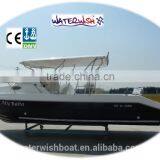 QD 25 cabin fiberglass approved hard top fishing boat