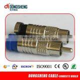 High Quality 75 Ohm RG6 RCA Connector thumbnail-1