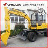 DLS865-9A 5.8Ton China Wheel Excavator Used for Digging Ditches and Rural Reformation thumbnail-2