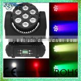 9 or 16ch 7pcs 10w RGBW 4 in 1 moving head led light