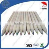 7 Inches Hexagonal Natural Wooden Color Pencil Set In Kraft Paper Tube thumbnail-4